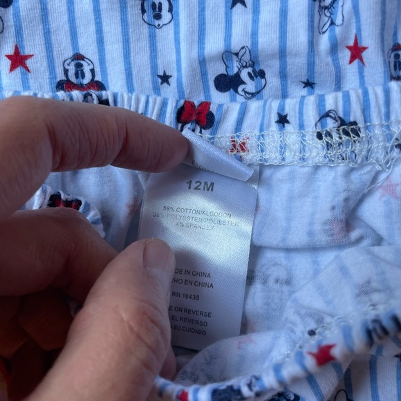 3/$12 Disney Baby 4th of July Outfit - Picture 4 of 5